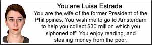 You are Luisa Estrada.