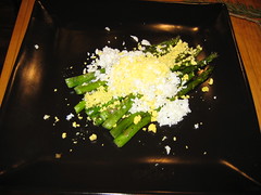 Roasted Asparagus Topped with Egg