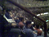 The fans in the upper deck