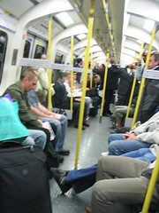 on the tube