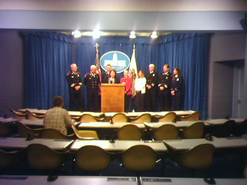 A Press Conference in the Capitol