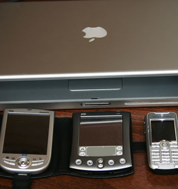 Mac, Palm, PocketPC og telefon suger