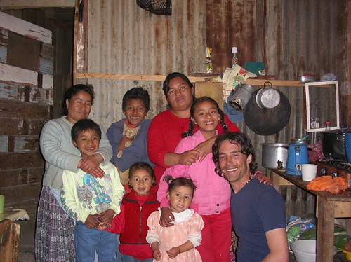 The 3 kids I tutored in Xela, plus a little sister, mothers, and myself.
