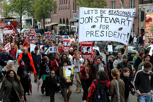 Dutch Anti-Bush, Pro-Stewart Demonstration '05