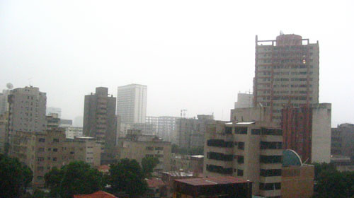 La lluvia se tragará a Caracas