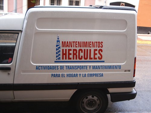 furgoneta de Mantenimientos Hercules