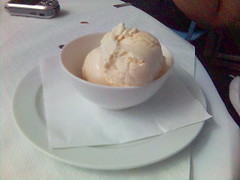 Vanilla Ice cream with whisky