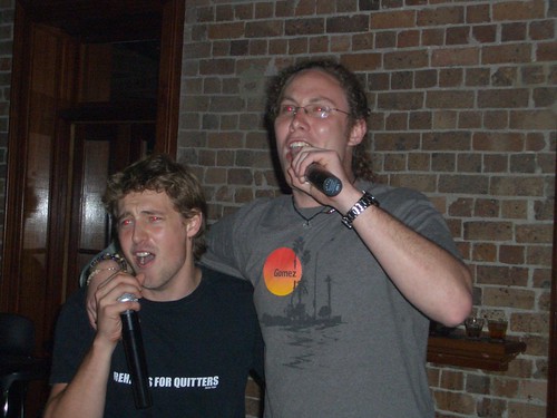 Chris & Blake karaoke style