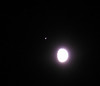 La lluna i júpiter