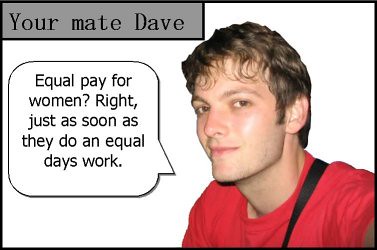 your mate dave on equal pay
