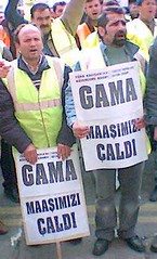 gama workers protest