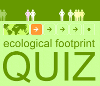 Ecological Footprint Web Site snapshot